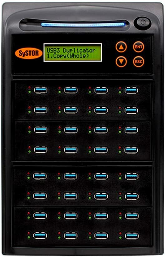 Systor 1:31 USB Duplicator & Sanitizer 6GB/Min Flash Cloner/Eraser 2 YR WARRANTY