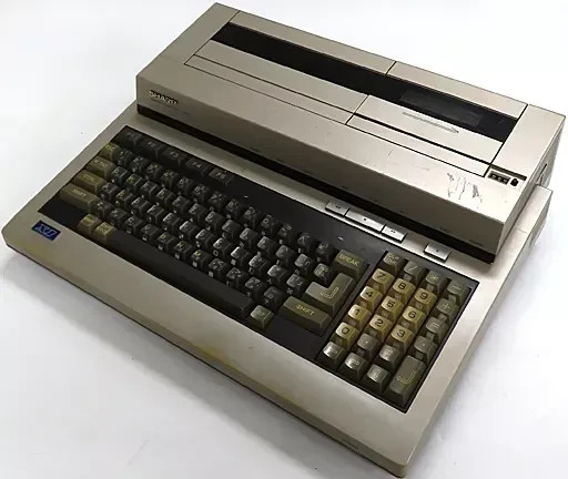 Junk Sharp X1C CZ-801C Vintage 8-Bit Personal Computer Main Unit Only Japan Rare