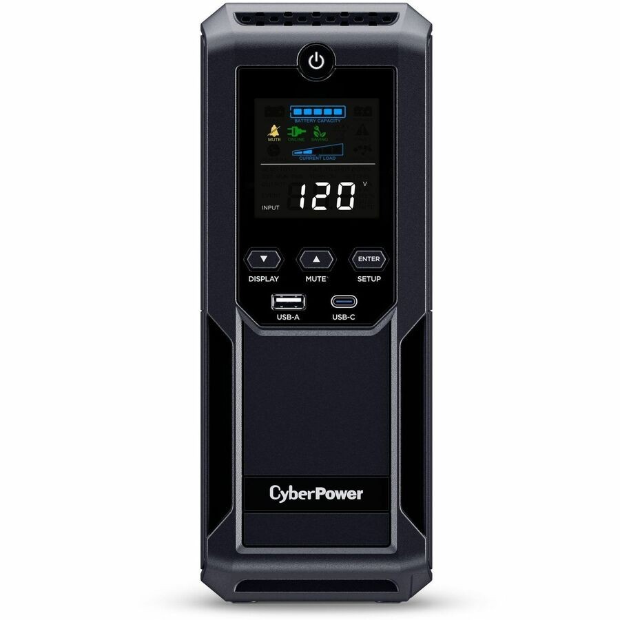 CyberPower Intelligent 1500VA Mini-tower 12-Outlet UPS with 2x USB Ports