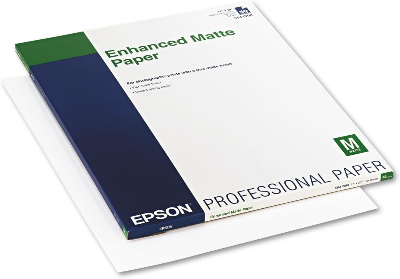 Ultra Premium Matte 17 X 22 Inch Presentation Paper 50 Sheets (S041908)