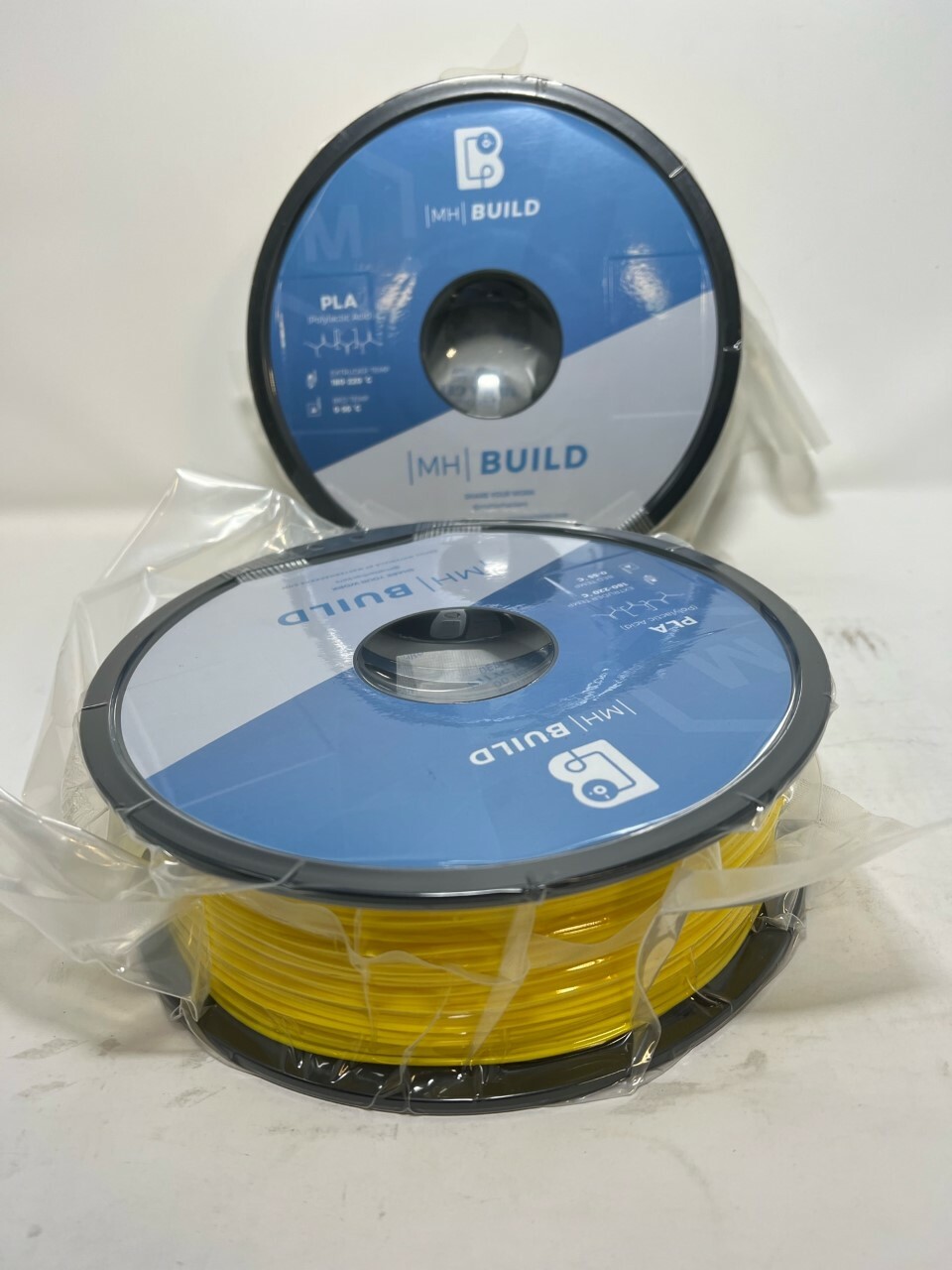 YELLOW MH Build Series ABS Filament - 1.75mm (1kg each) (2 Pack)