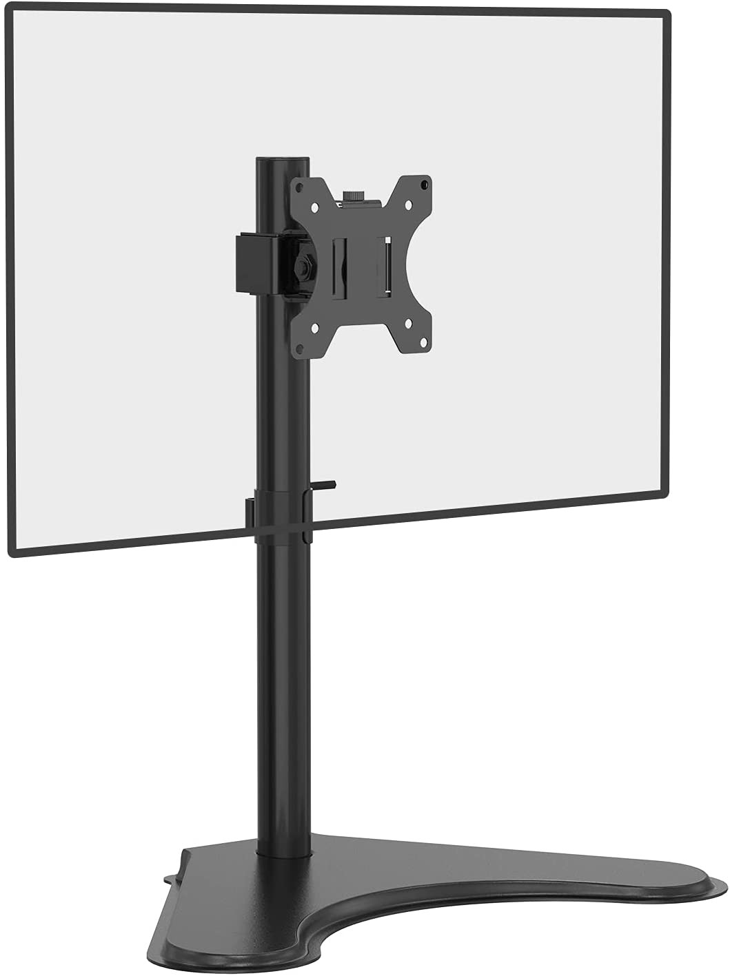WALI Single LCD Monitor Desk Mount Free Standing Adjustable