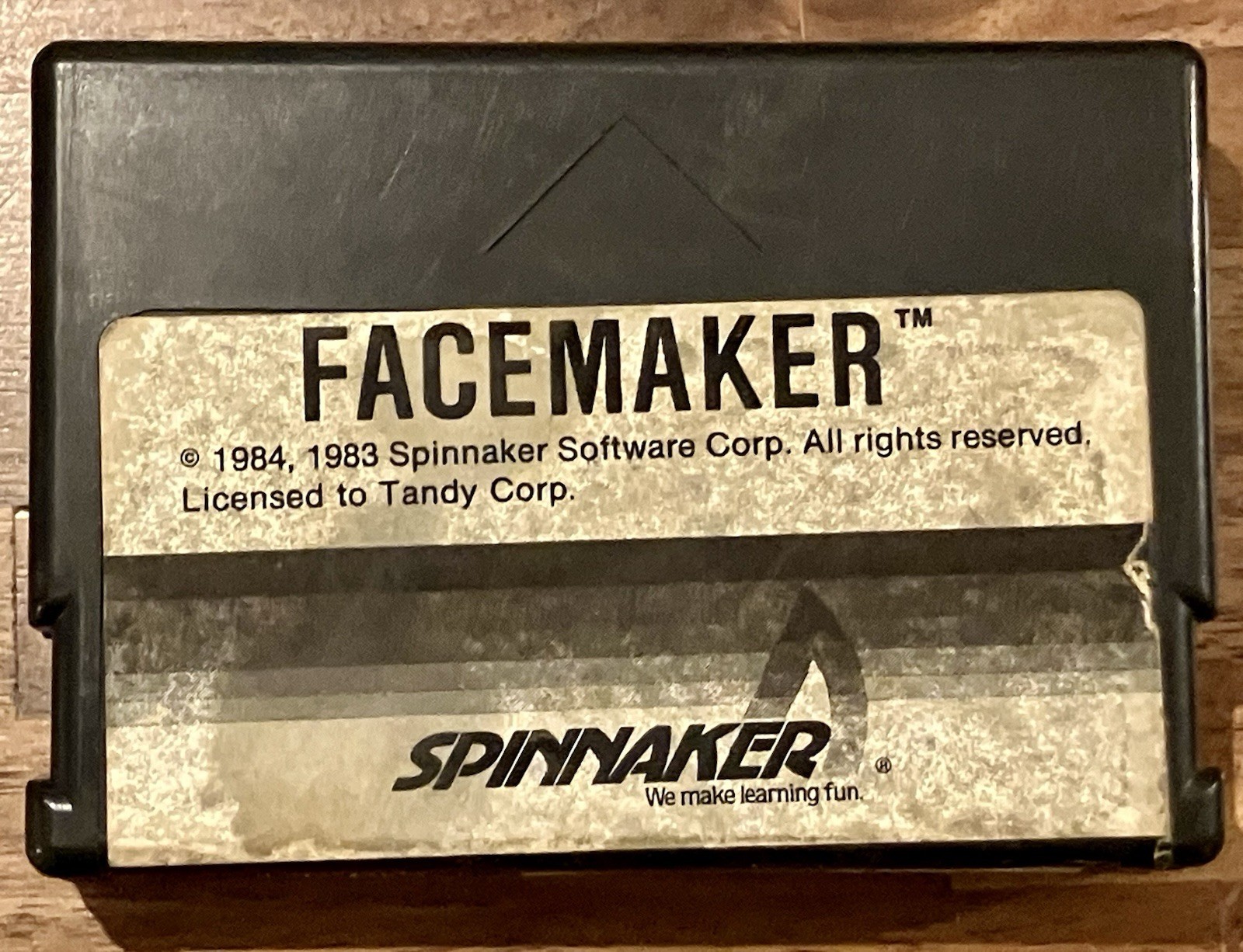 RARE EARLY TANDY Radio Shack Color Computer Software Pak - FACEMAKER Cartridge