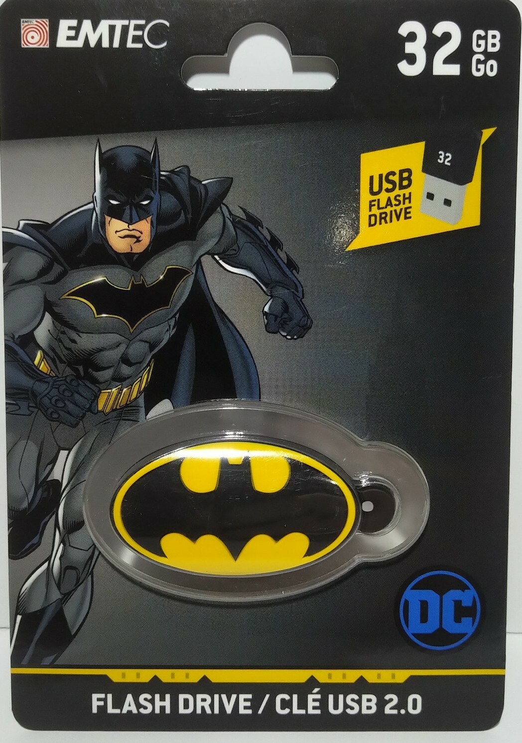 EMTEC 32GB USB DC Batman Keychain