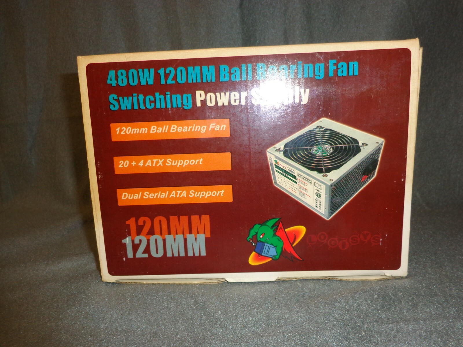 New 480W 120MM Ball Bearing Fan Silent Switching Power Supply 110-220V