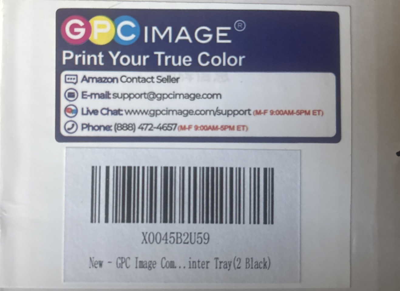 GPC Image Black Replacement Toner Cartridge Compatible With 202X Sealed