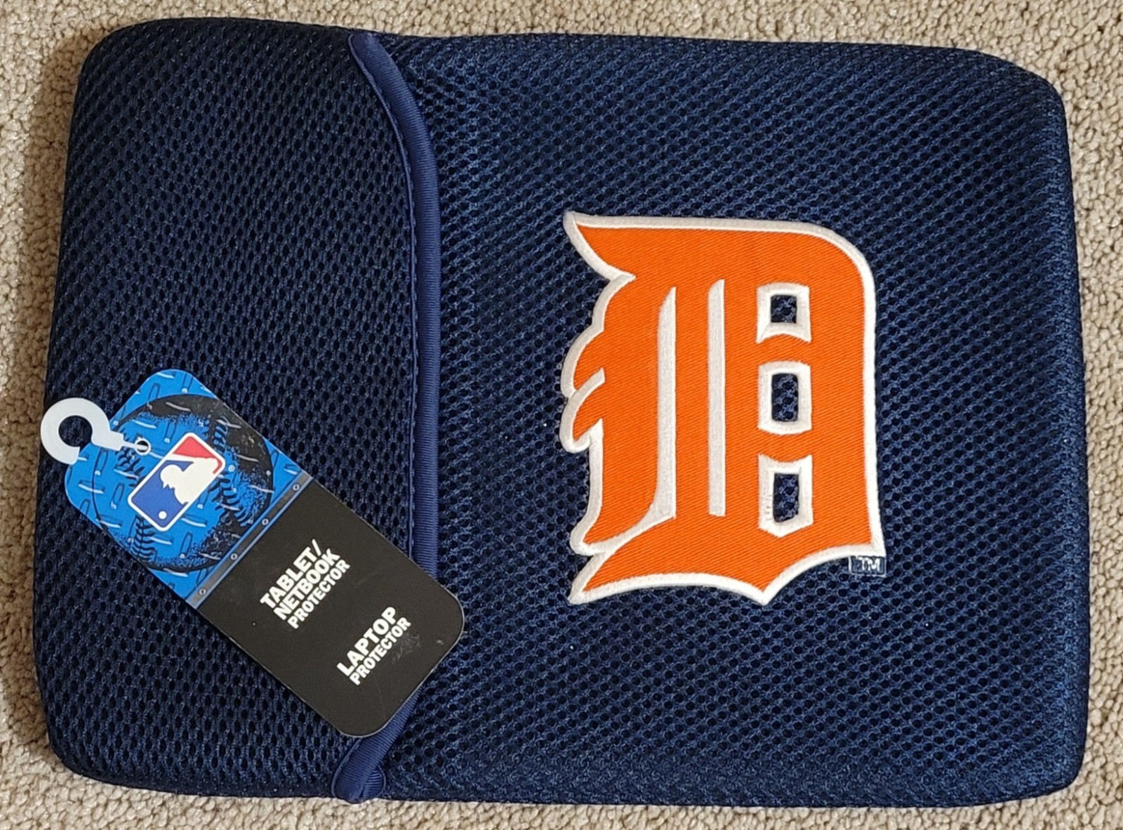 BNWT Detroit Tigers Baseball Tablet/Ipad/Netbook Protector 10” Blue Brand New