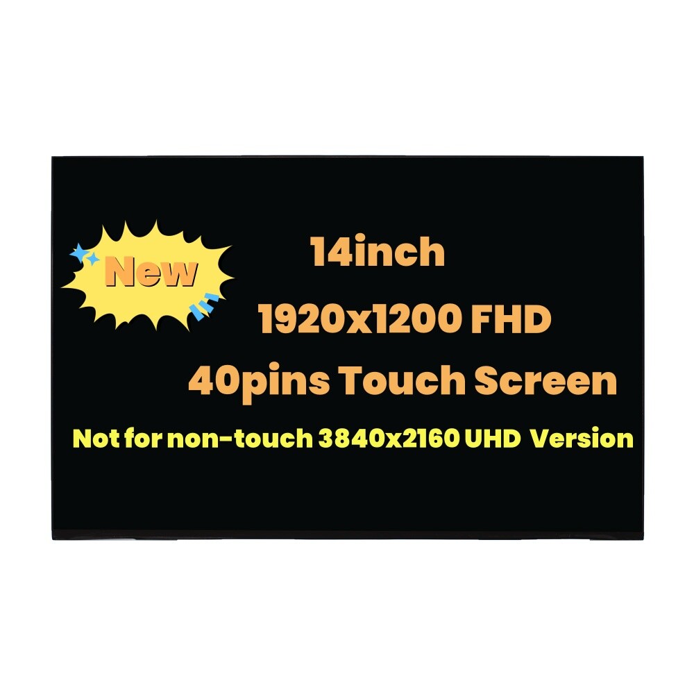 For NV140WUM-T02 V8.1 1920×1200 40 Pin LCD Touch Screen 5D11K03911 SD11K03910
