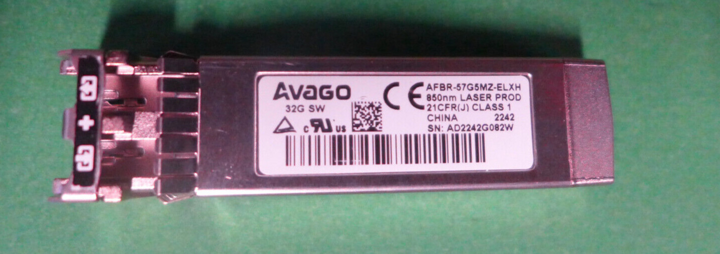GENUINE Avago 32G 850nm SFP+ Transceiver Module AFBR-57G5MZ-ELXH