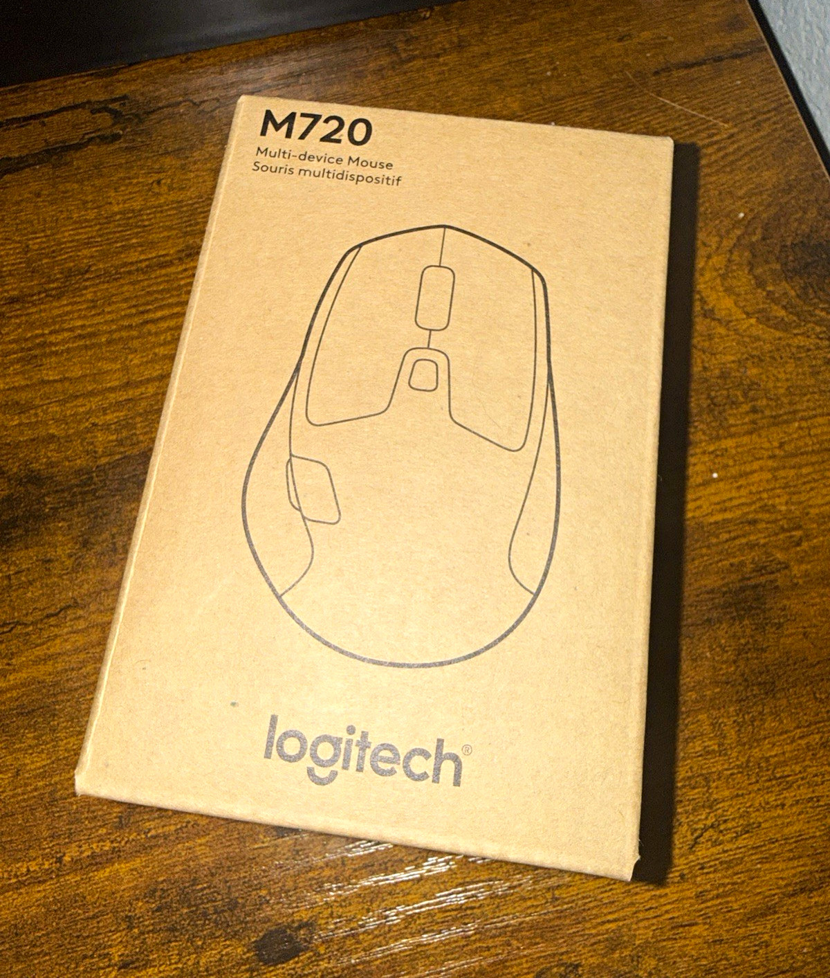 Logitech M720 Multi-Device Wireless Mouse Bluetooth USB 8-Button Black
