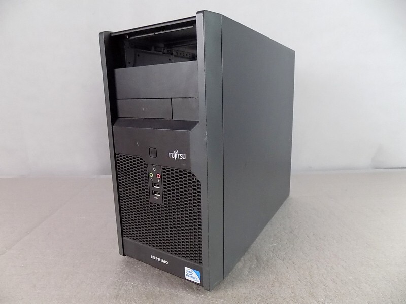 Fujitsu Esprimo P2550 Micro-ATX Tower Case Chassis Housing Black 2x5.25-inch
