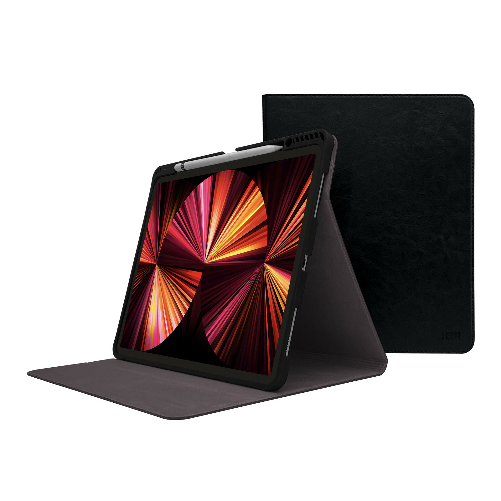 iPad Pro 12.9" Case - 5th Gen - 2021 - Genuine Cowhide Leather - Pencil Holder