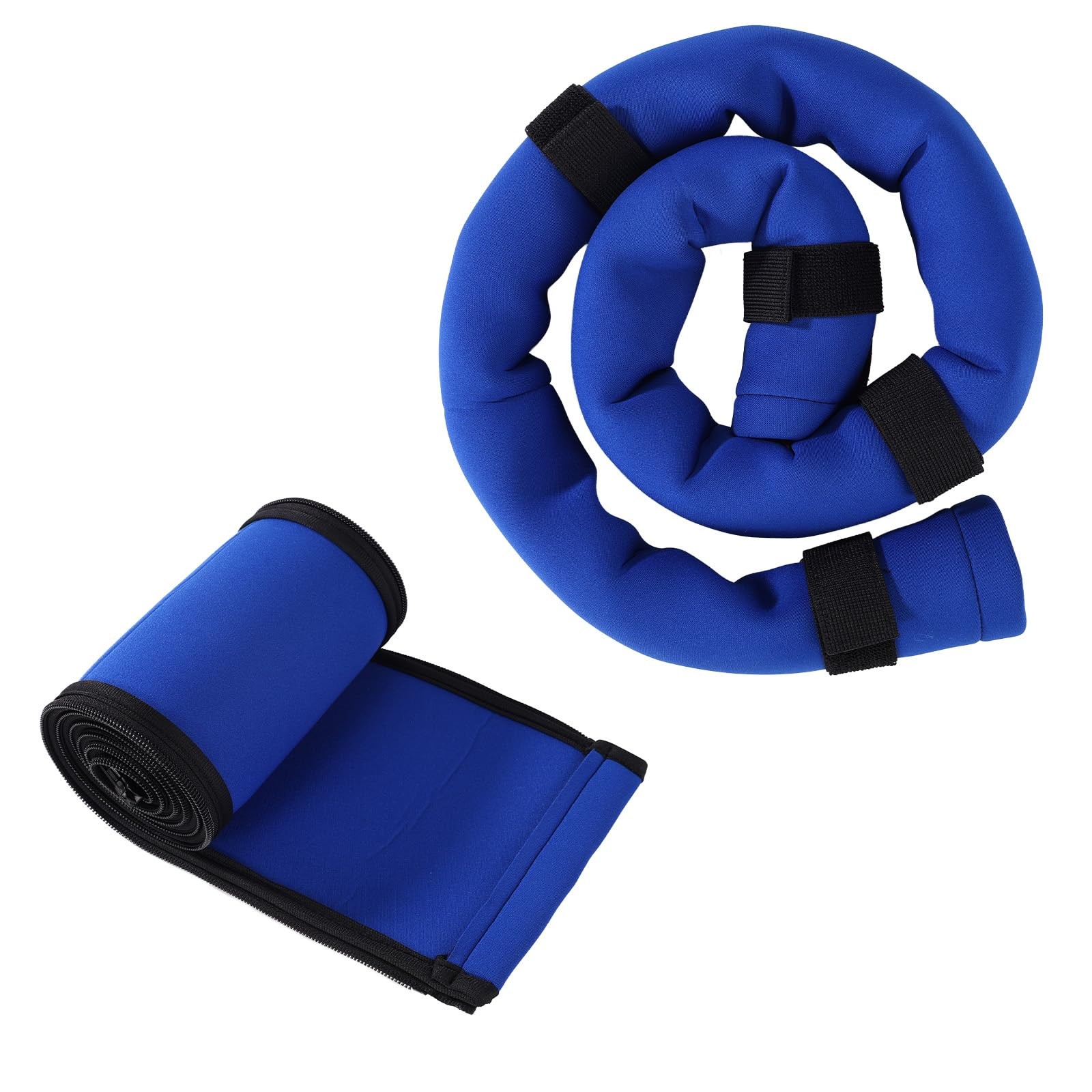 48 Inch Trolling Motor Cable Sleeve Weatherproof Wire Management For Boat Blue