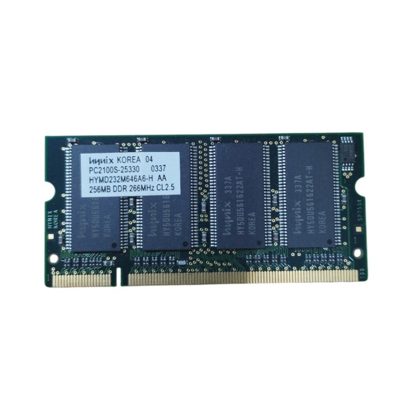 Hynix RAM SODIMM Module 256MB 266MHz DDR HYMD232M646A6-H AA PC2100S-25330 0337