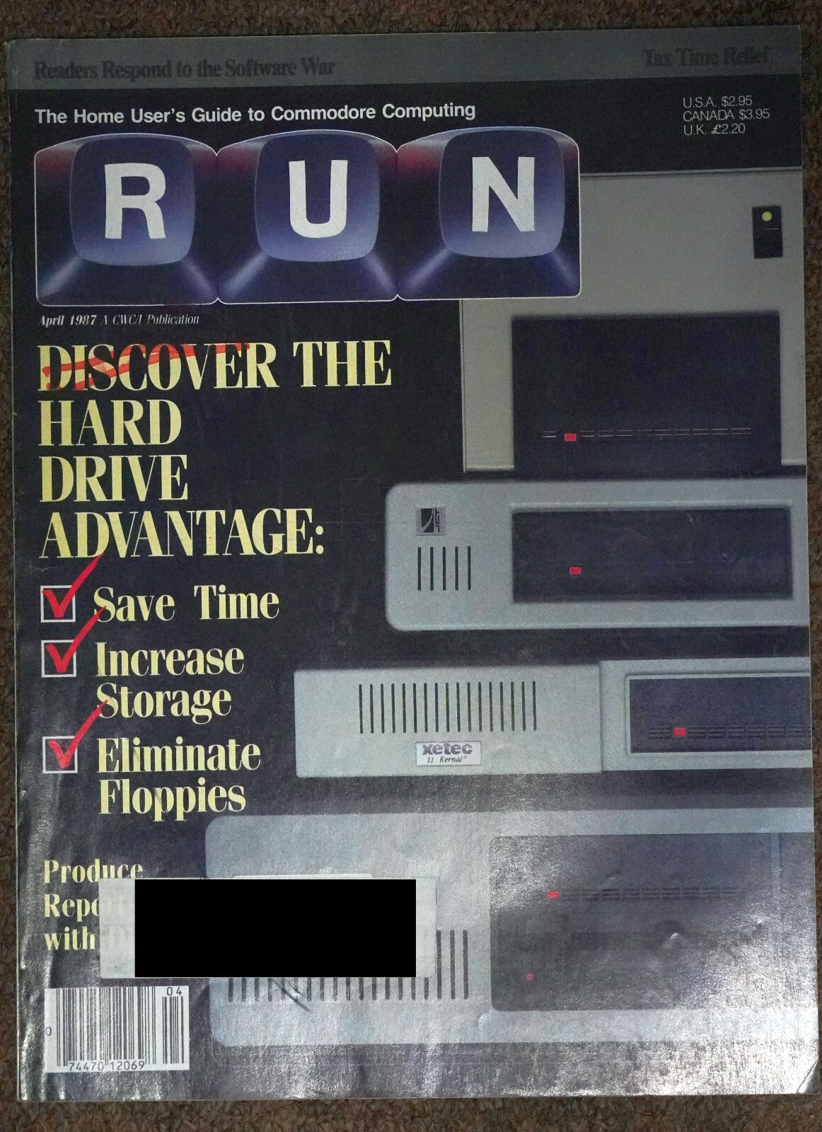 Commodore Magazine RUN April 1987