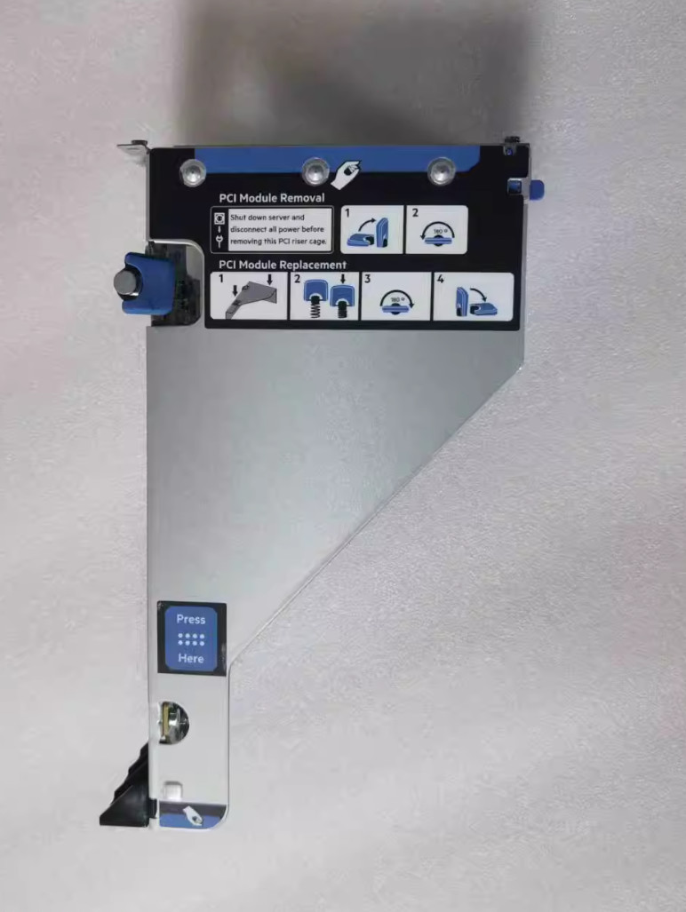 Used HPE 877956-001 DL380 G10 Primary Riser w/ cage 877946-001 871576-001 GEN10-