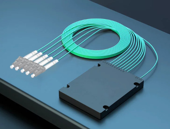10Ge MM OM3 1:4 Fiber Splitter 4*25 50/125,LC/SC/FC/ST/UPCfor Data Link&Network
