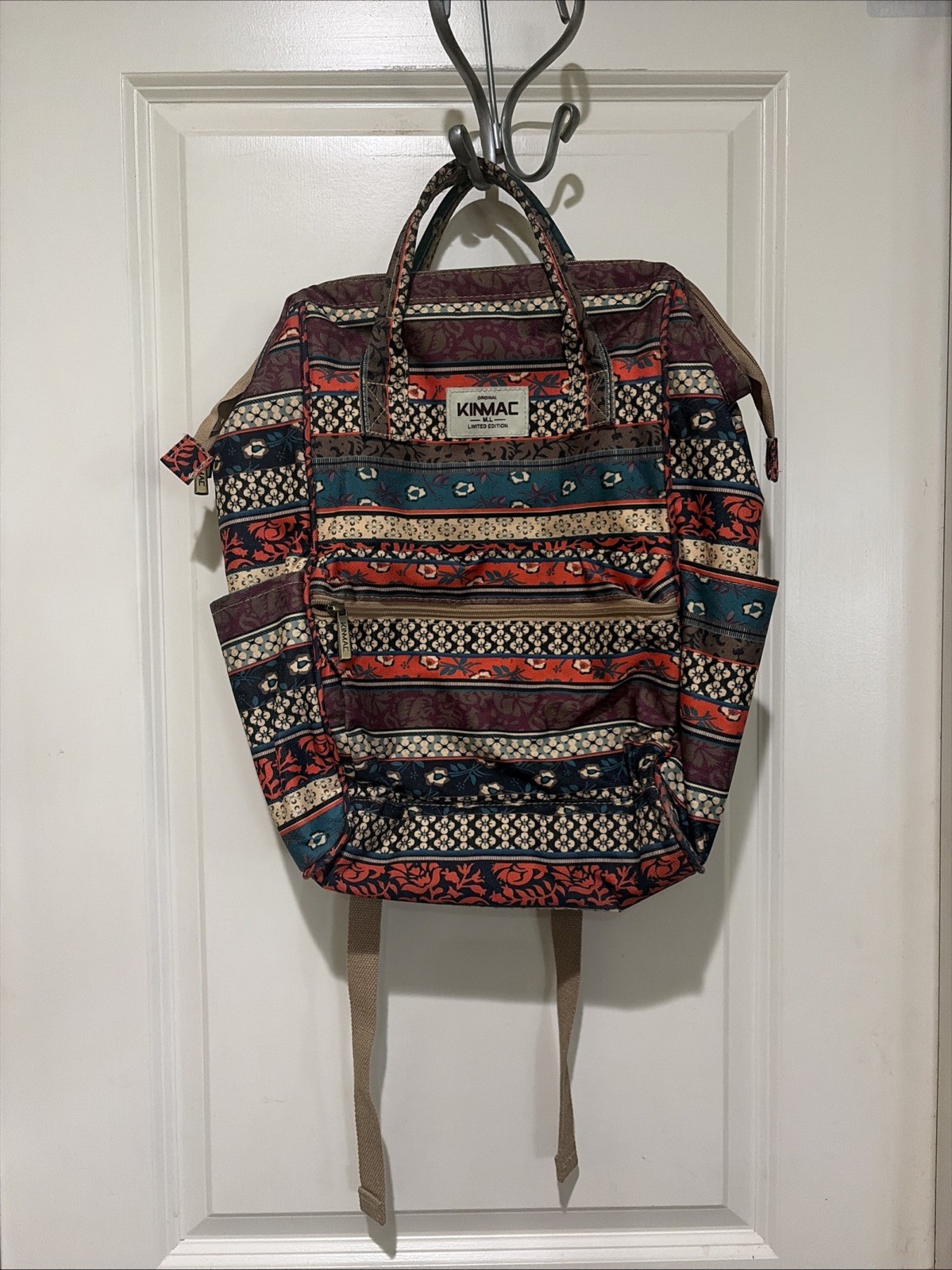 Kinmac South Western Padded Canvas Laptop Backpack Hand Bag Satchel 15.5”
