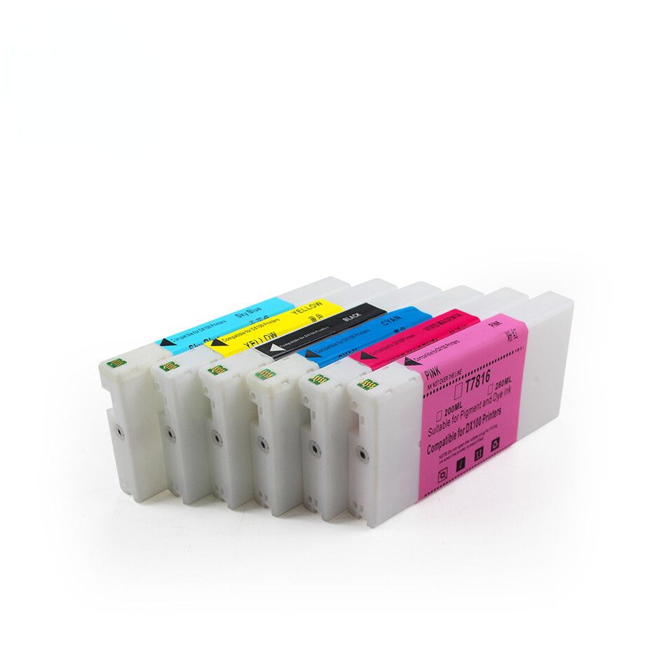 T7811-T7816 Compatible Ink Cartridge With One Time Use Chip For Fujifilm DX100 