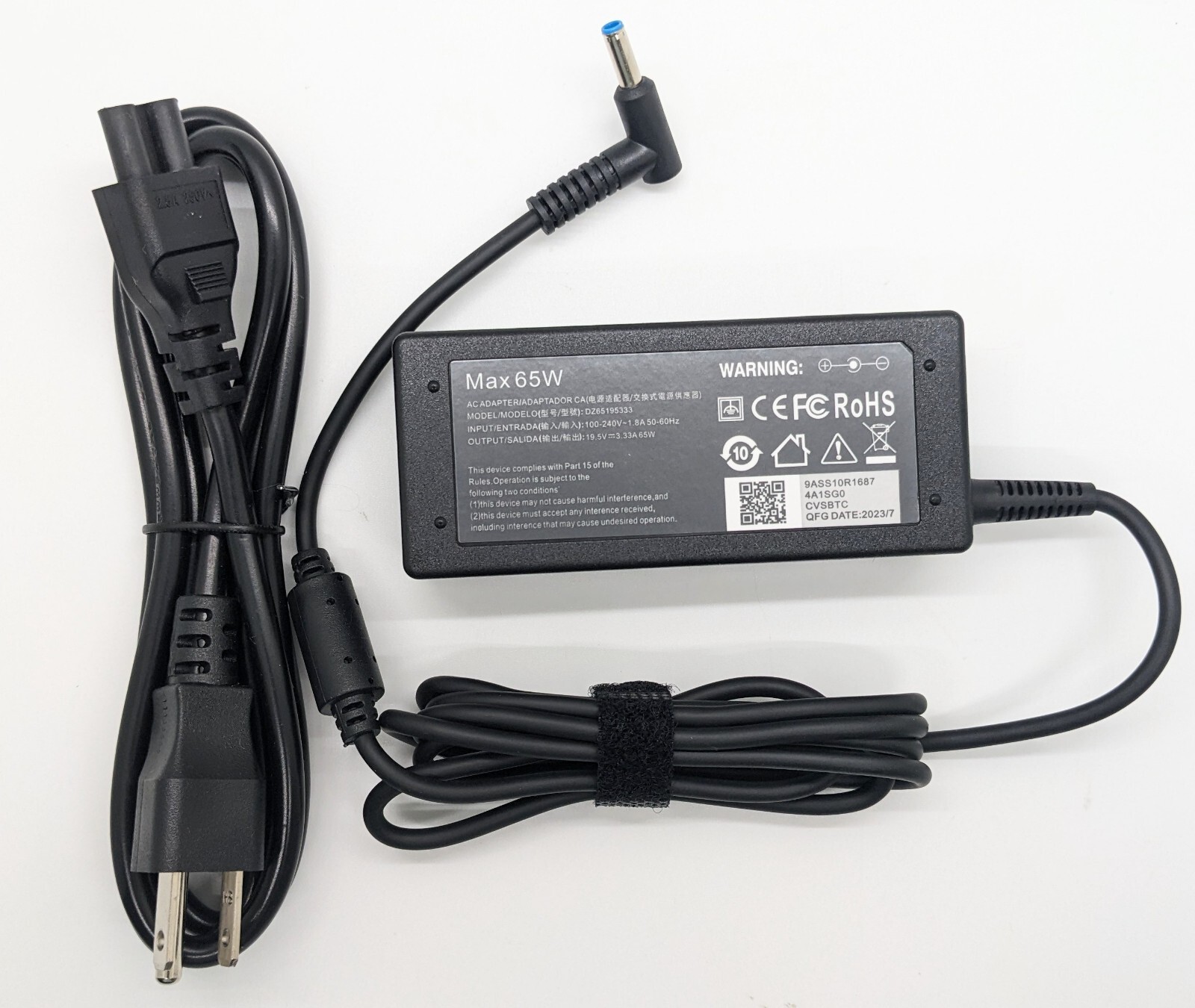 Universal Replacement AC Adapter Model 65W 19.5V 3.33A Model DZ65195333