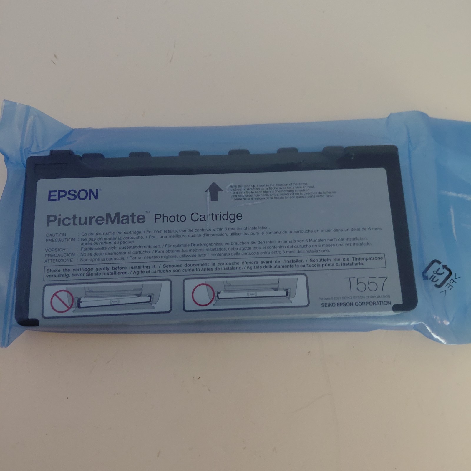 Genuine OEM EPSON T5570 T557 Ink Photo Color CARTRIDGE PICTURE MATE~Exp 09/2008