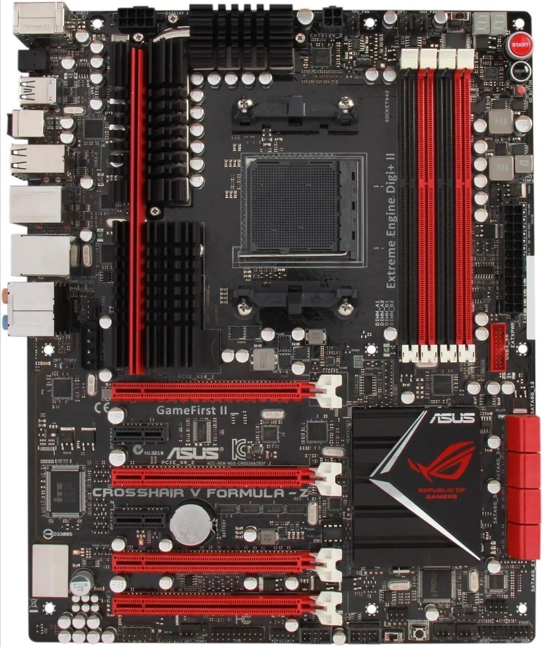 ASUS ROG Crosshair V Formula-Z AM3+ DDR3 AMD Gaming Motherboard - Bundled CPU
