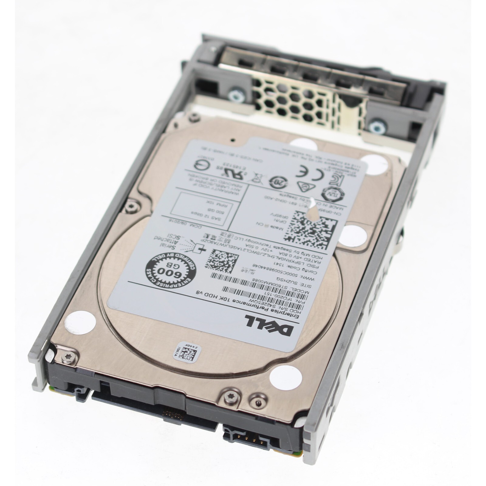 *Torn Label* Dell R95FV 600GB SAS 10K 2.5" 12GBPS Hard Drive w60