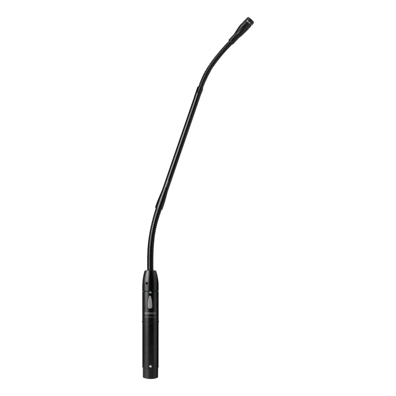 SHURE (MX412S/C-X)STANDARD 12" GOOSENECK MIC MUTE SWITCH LED BOTTOM EXIT CARD...