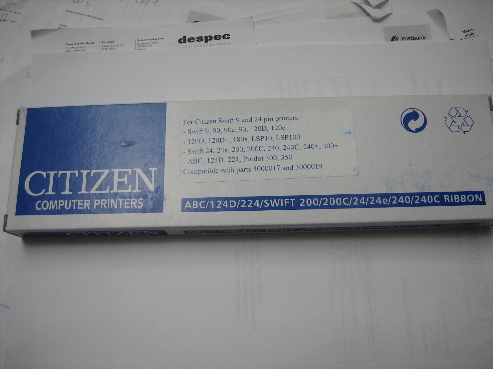 CITIZEN ORIGINAL Ribbon Black Gr.621 1 Unit for citizen Swift 24/124/200/224/240