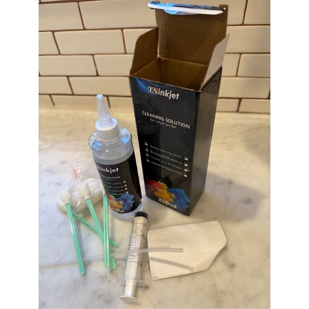 OSinkjet Printer Head Cleaning Solution Kit - Nozzle Cleaner - 250ml