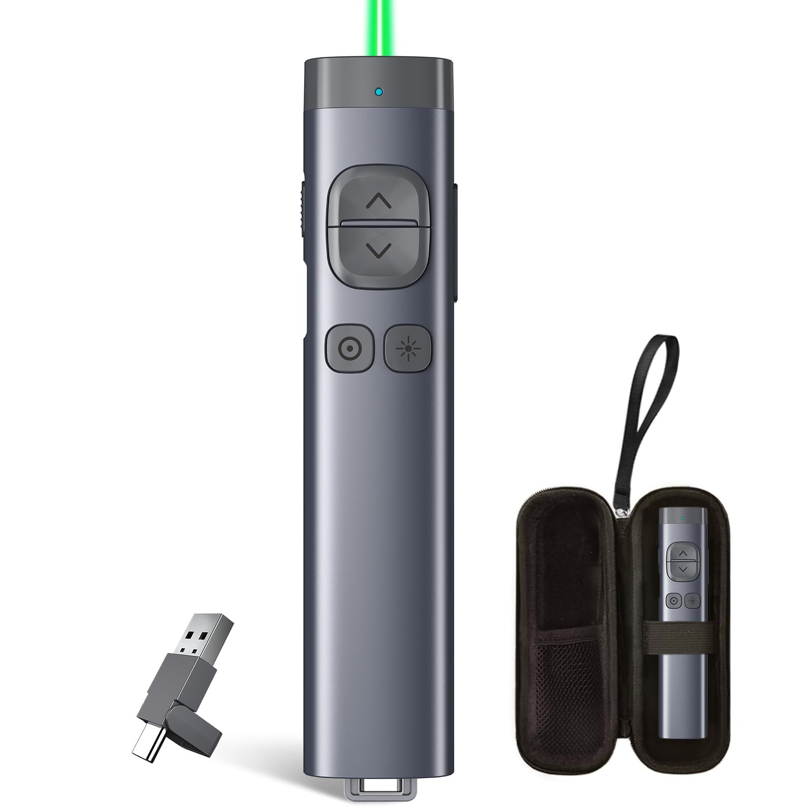 Norwii N97s Universal Presentation Remote, Digital Laser Pointer Clicker