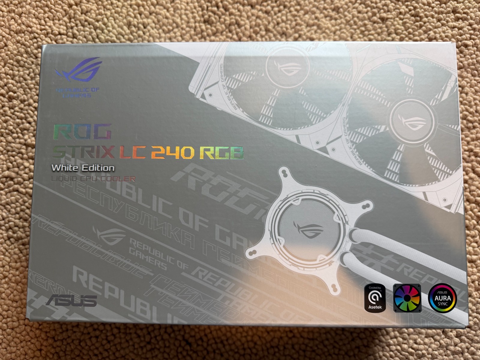 NEW (Open Box) | ASUS ROG Strix LC 240 RGB White Edition - NEVER INSTALLED