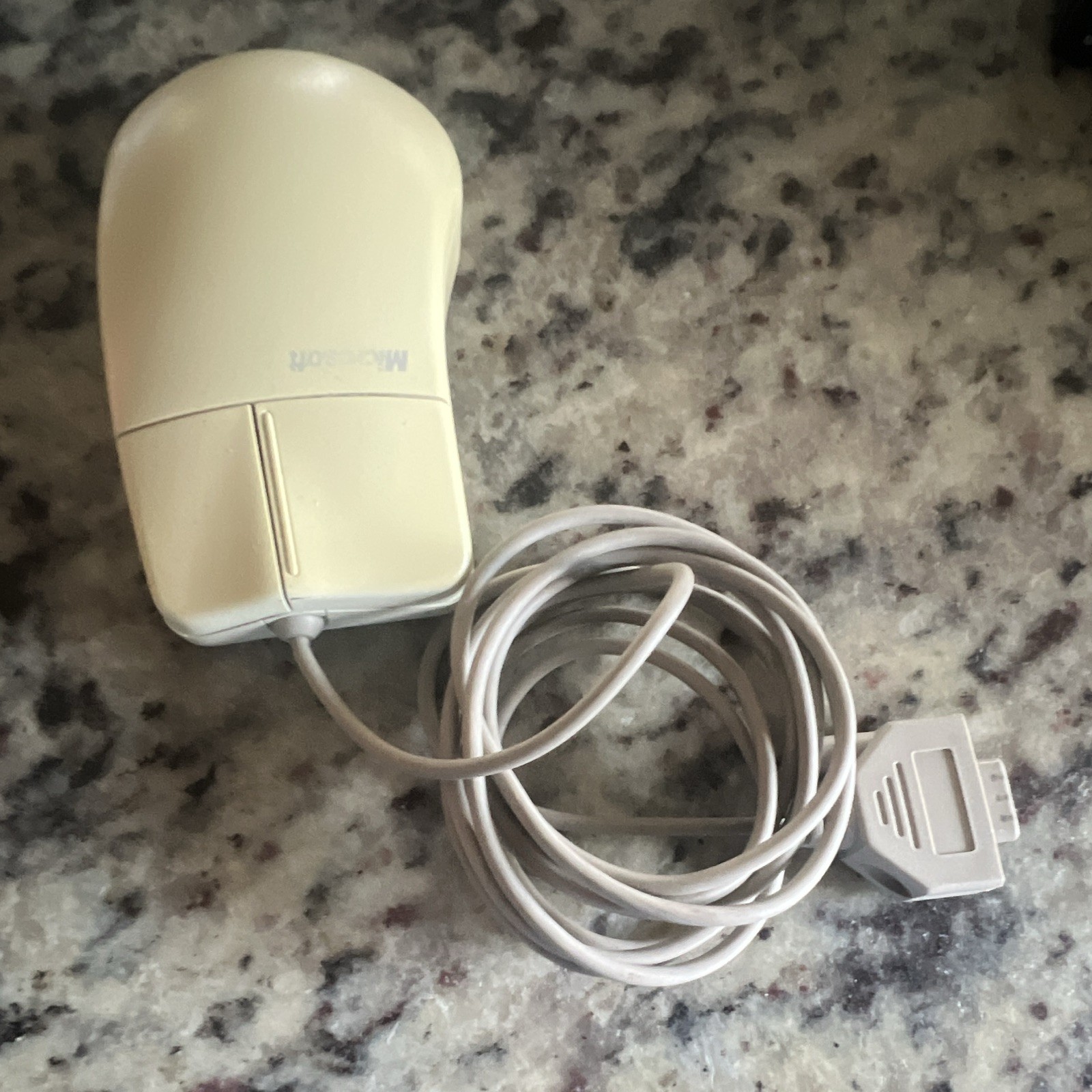 Microsoft Serial Mouse 2.0A Wired RS-232 Scroll Wheel White 80964