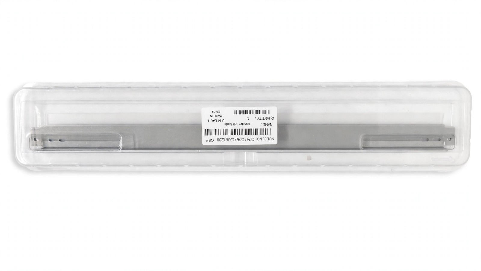 Transfer Belt Cleaning Blade for Konica Minolta Bizhub C224 C226 C258 C308 C368