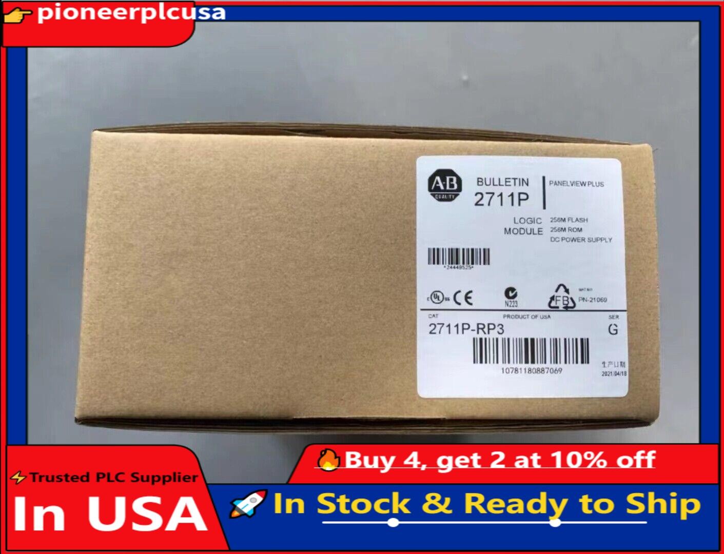 Allen-Bradley 2711P-RP3 AB 2711PRP3 In Box 1PCS  New