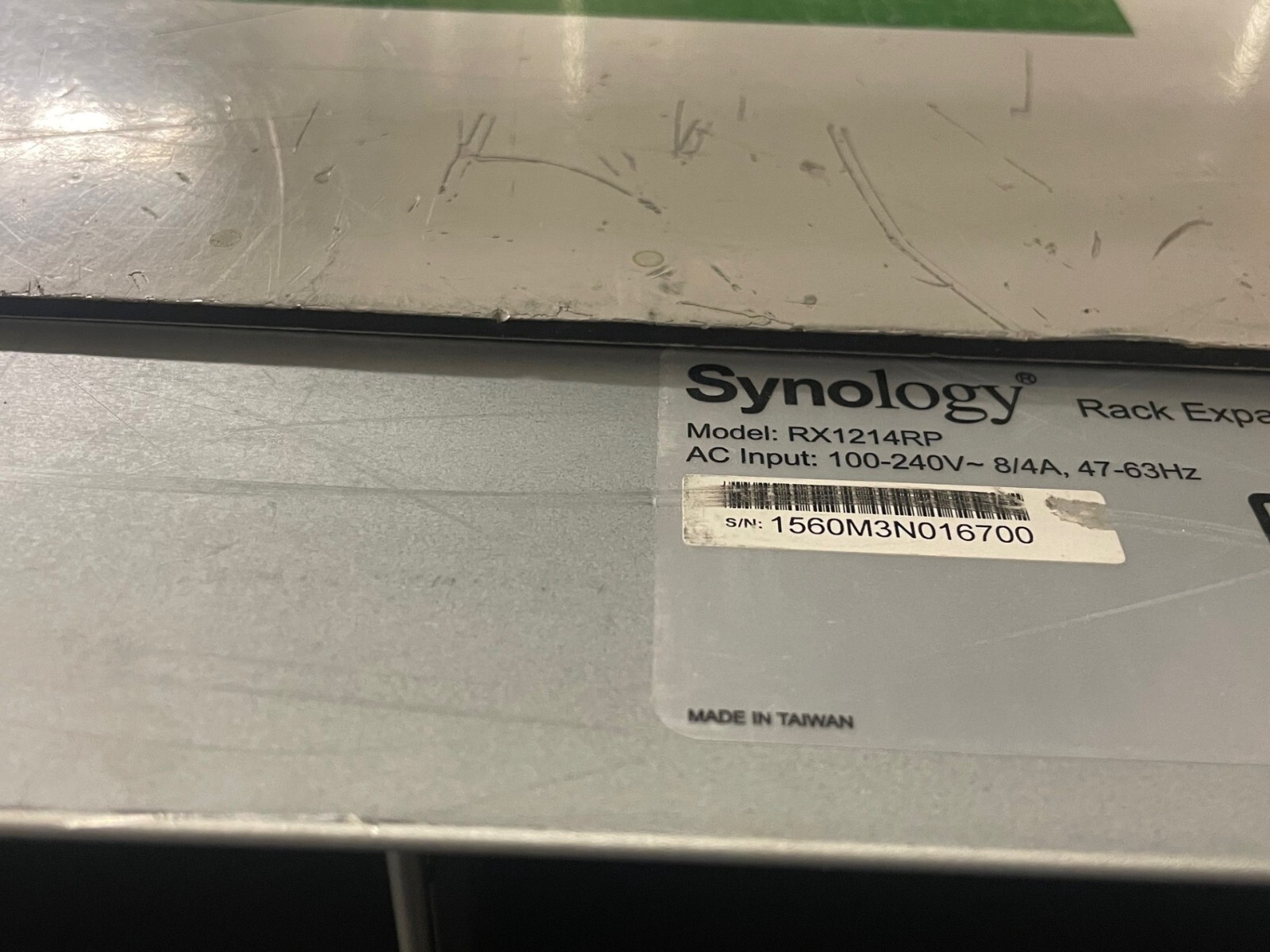 SYNOLOGY RX1214RP 12-Bay Expansion Unit. Does not include powersupplies