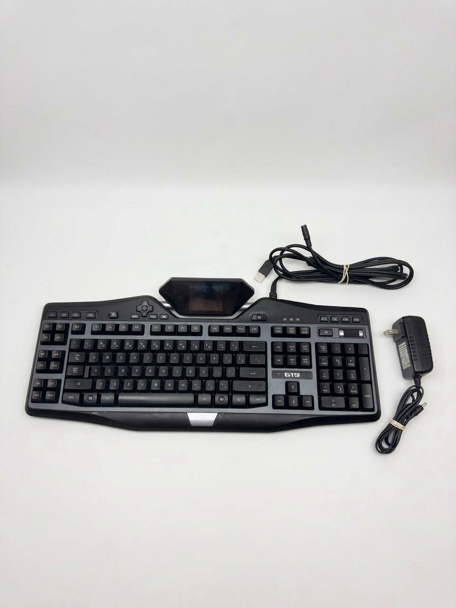 Logitech G19 Wired USB Gaming Keyboard LCD Programmable Keys Media Black