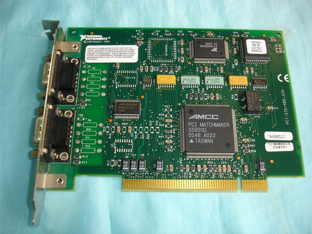 1pc for 100% test PCI-232/485.2CH RS-232 (Fast Shipping By FedEx or DHL