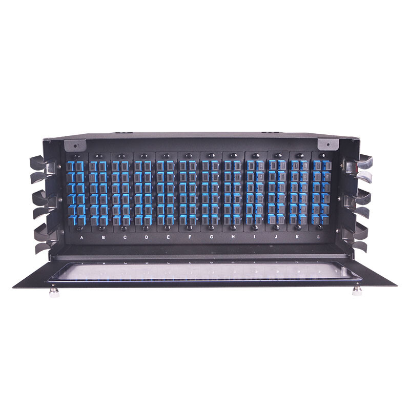 High Quality 4U Rack Mounted Fiber Optic Box ODF 144C SC/APC