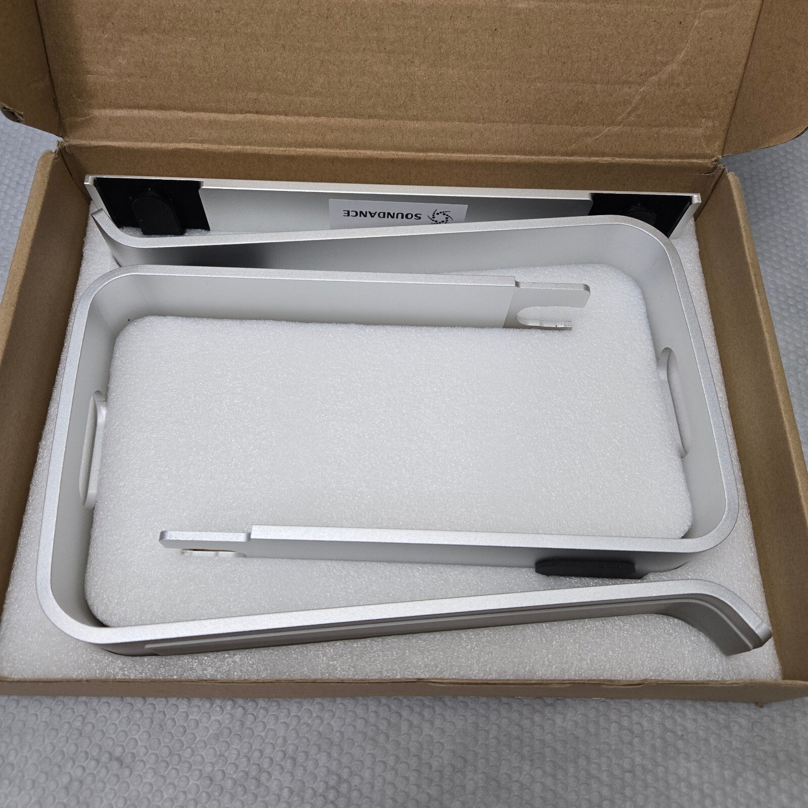 SOUNDANCE Laptop Stand, Aluminum Computer Riser, Ergonomic Laptops Elevator
