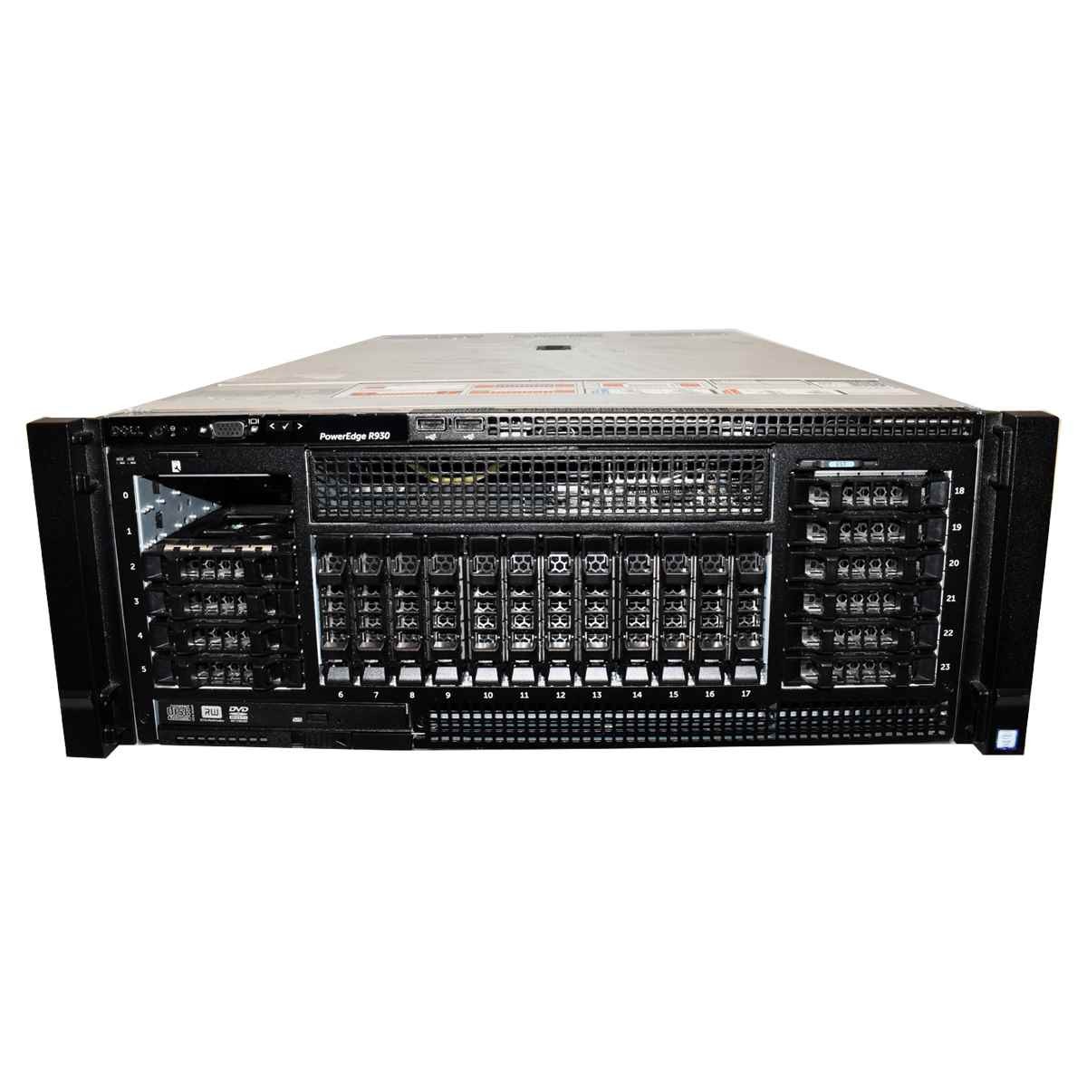 Dell PowerEdge R930 Server 4x E7-8880 V4 22-Core 0 RAM PERC H730p 24x SFF 2.5"