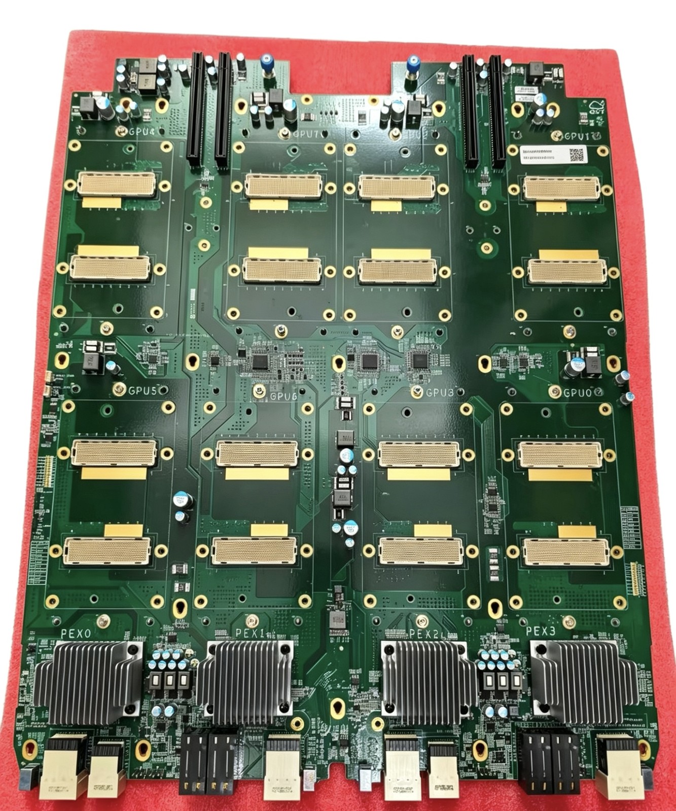 Inspur 8-GPU SXM2 GPU Baseboard with 4× PEX Switches for Tesla P100/V100 Systems