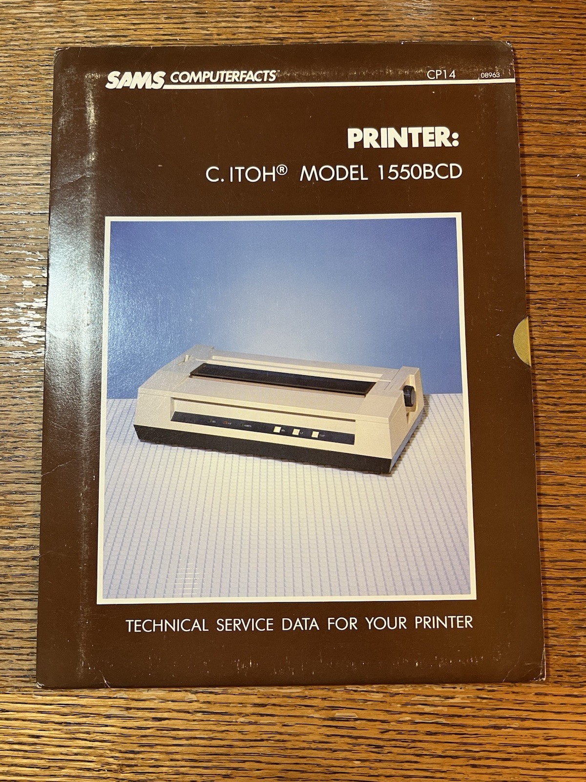 SAMS ComputerFacts CP14 Service Manual – C. Itoh 1550BCD Printer – Vintage Tech