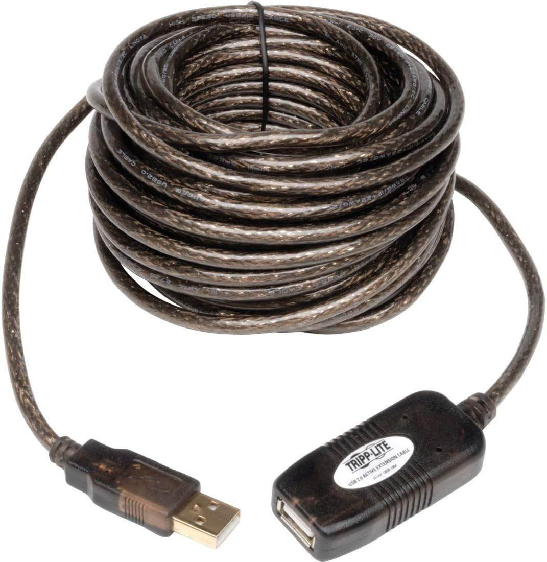 USB 2.0 Hi-Speed Active Extension Repeater Cable (A M/F) 10 Meter (33-Ft.) (U026