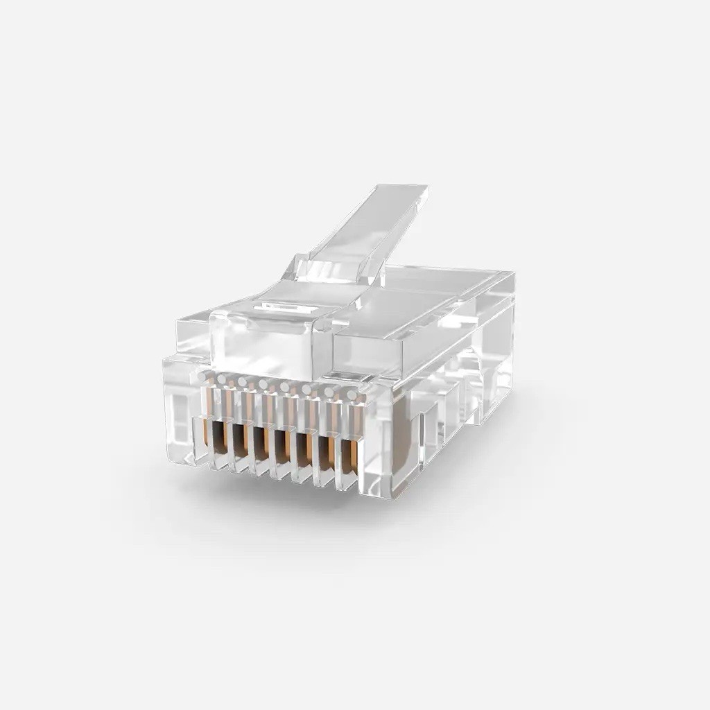 5PCS Cat6 RJ45 Connectors Network Cable Plug Unshielded Crystal Head