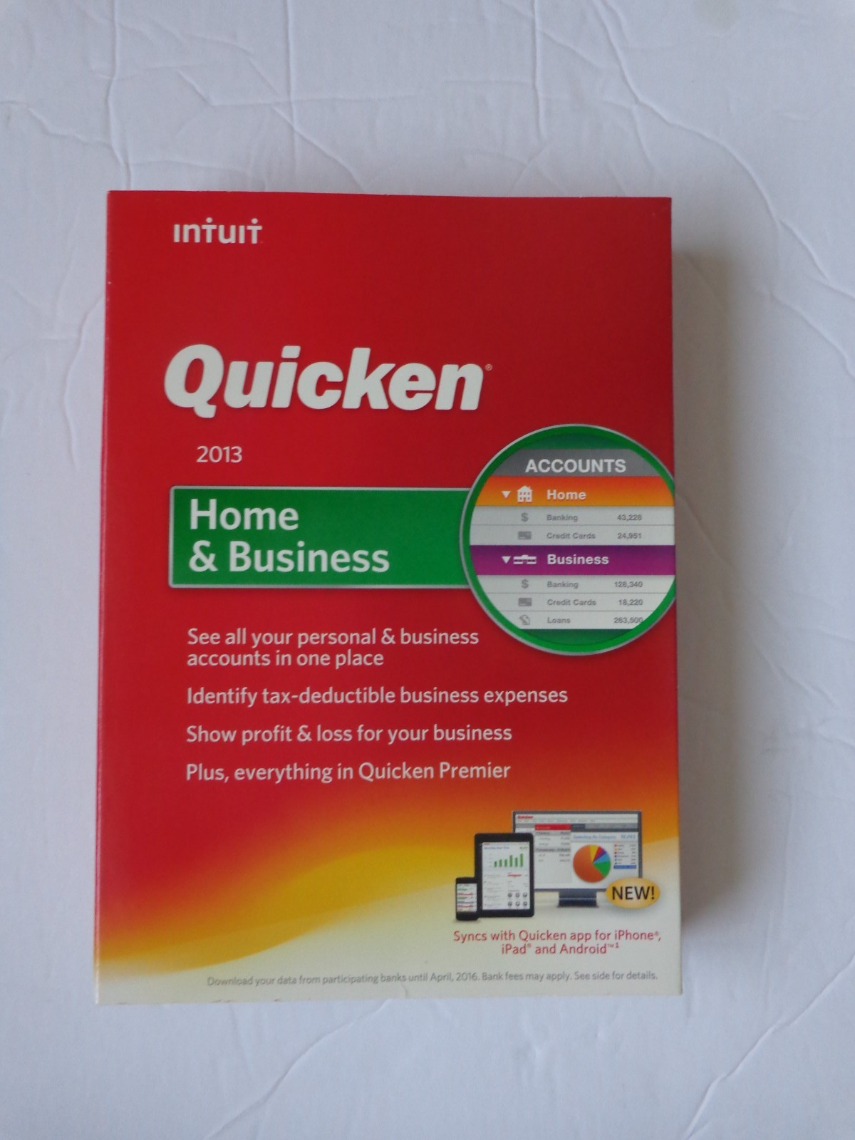 Intuit Quicken Home & Business 2013 For Windows XP SP2 and Above, Vista, Win 7