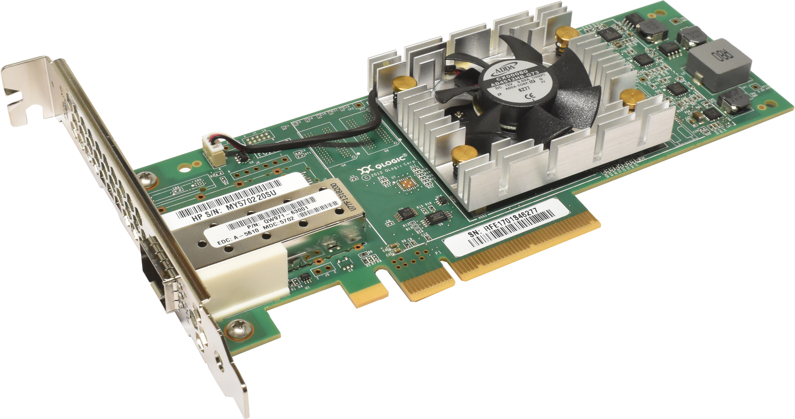 HP Qlogic QLE2660-HP Single Port FC 16Gb PCle x8 Network Adapter FP 699764-001