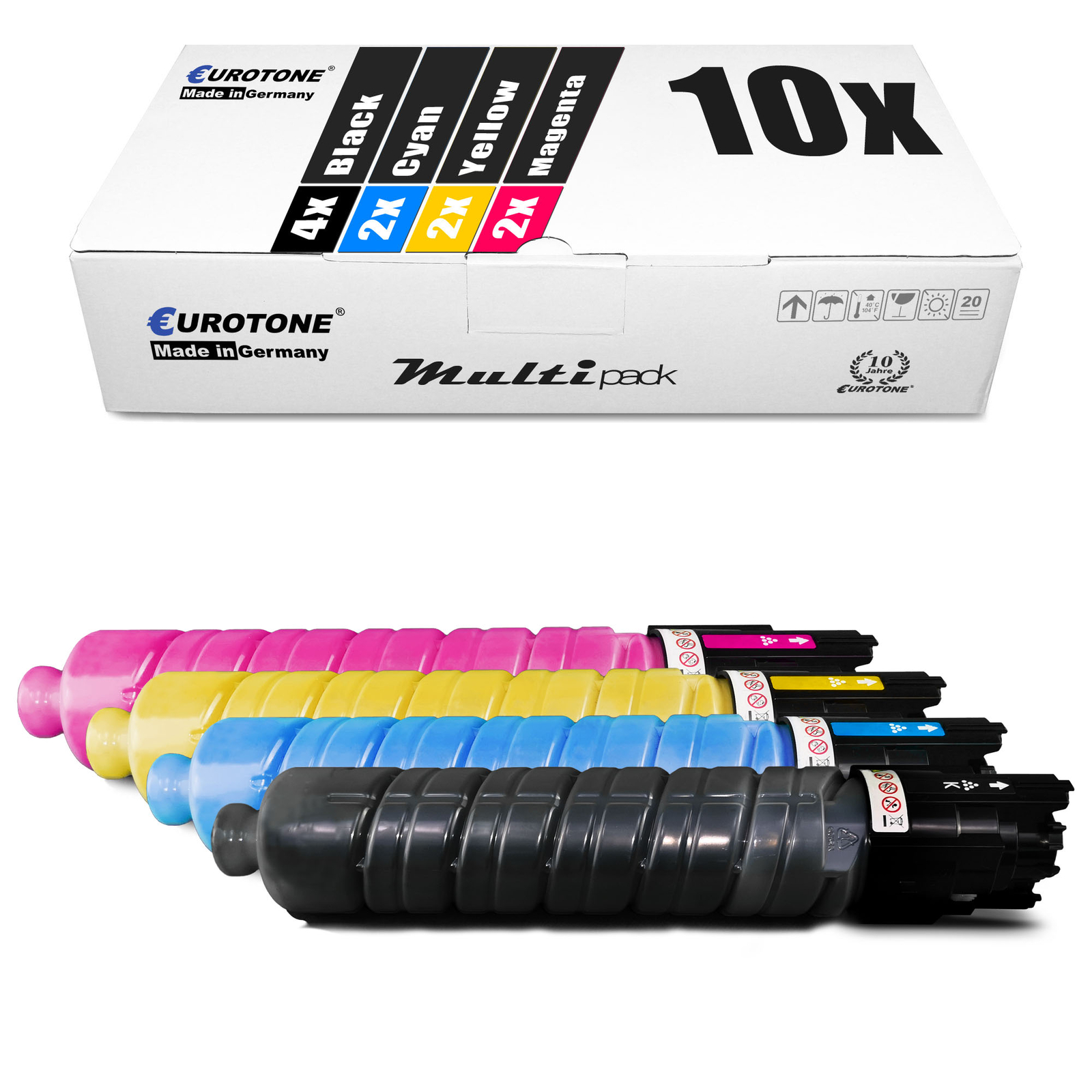 10X Eco Cartridge For RECOH Aficio MP C-401-ZSRSP