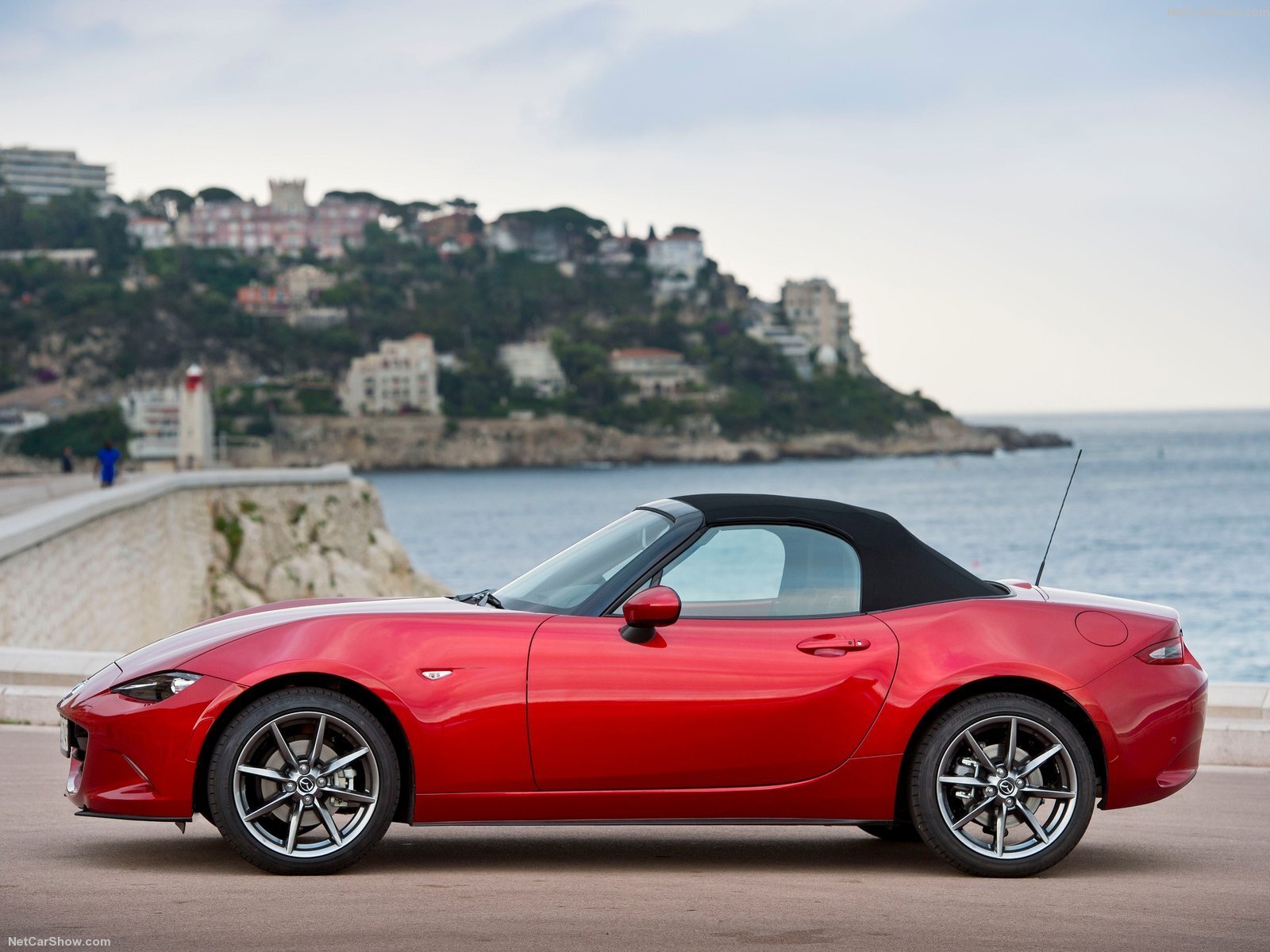 Cars 2016 convertible mazda miata mx 5 Desk Mat Stitched