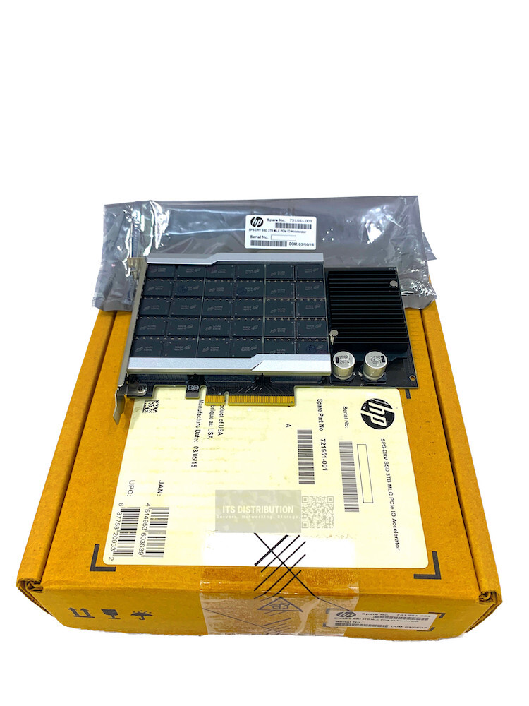 721458-B21 I HPE 3TB G2 FH/HL PCIe ioDrive2 IO Accelerator SSD 721551-001